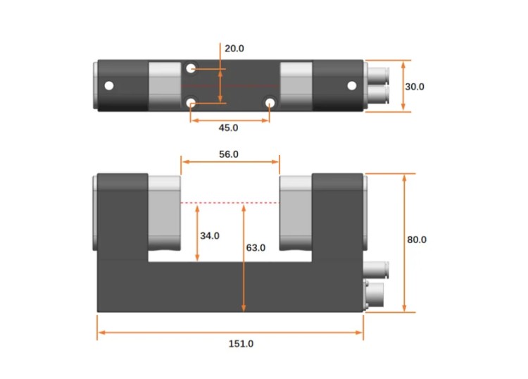 Different size for Laser Tool Setter Series